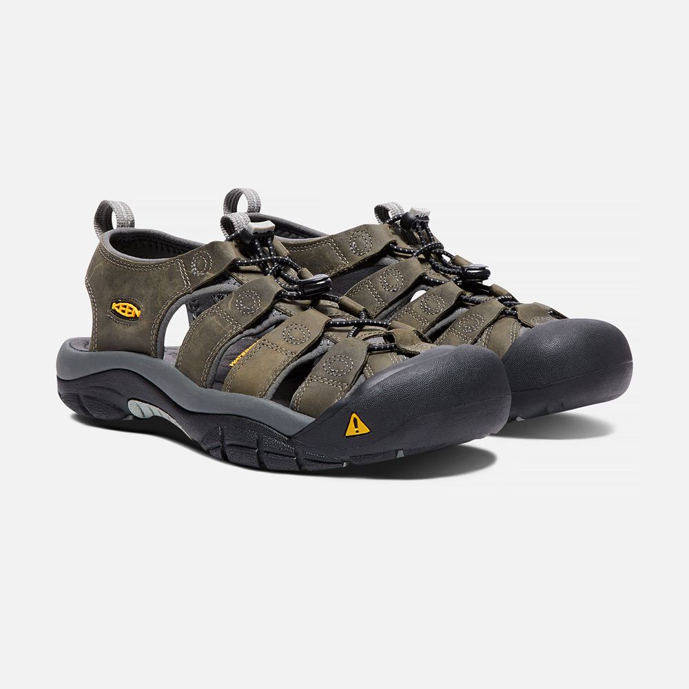 Sandalias Trekking Keen Mexico Grises Oscuro - Hombre Newport - IR0734259